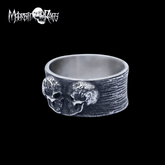 Saber Double Skulls Ring | Morbid Rags